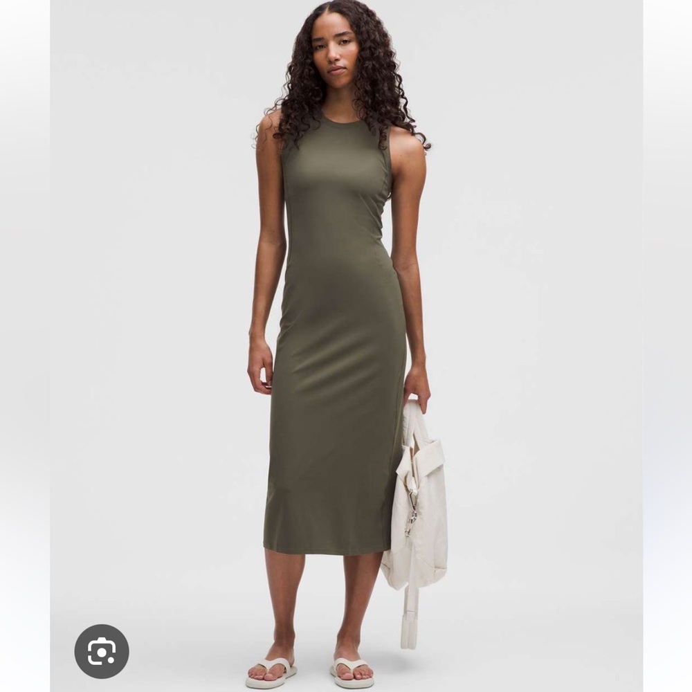 Lululemon All Aligned Ribbed Midi Dress